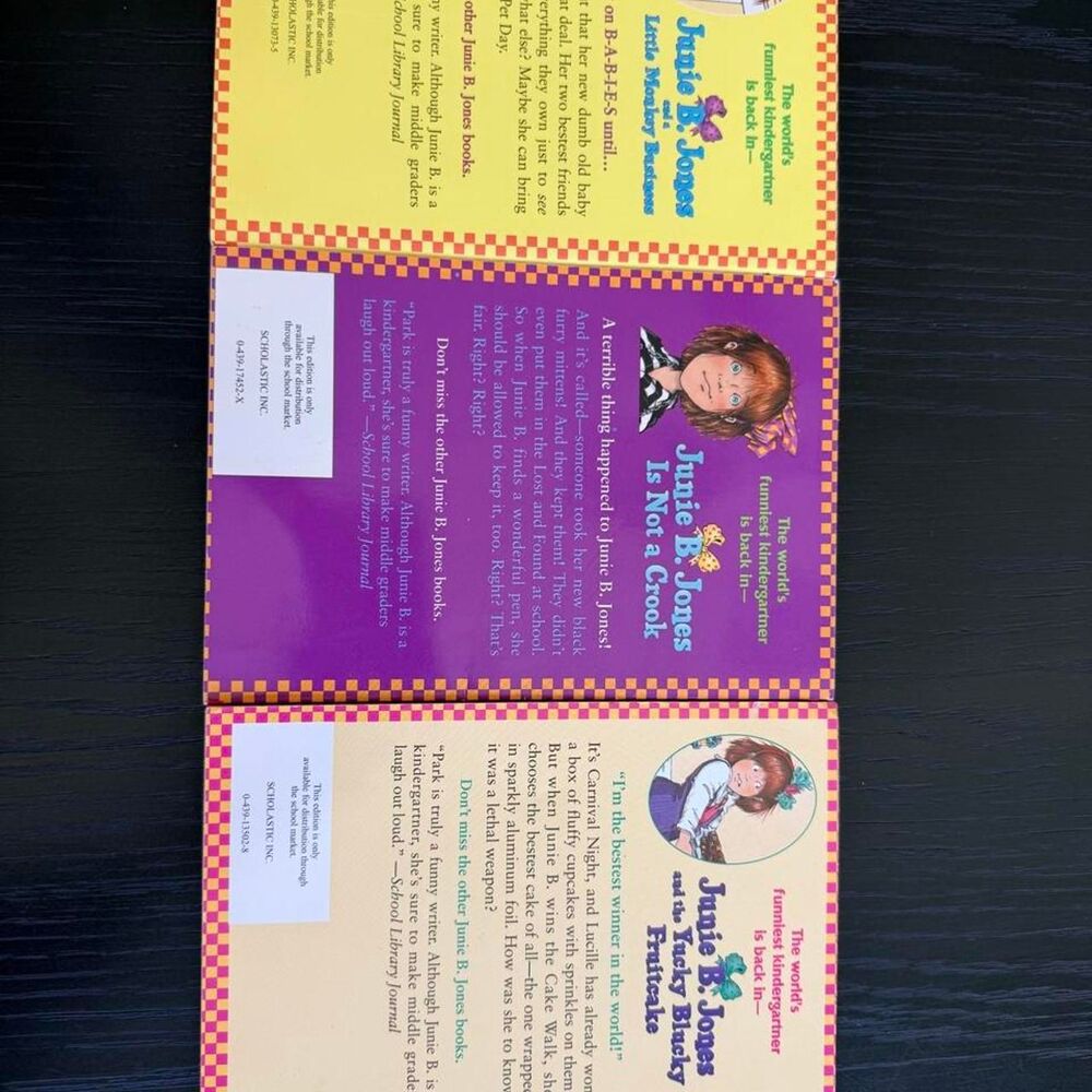 Vintage Junie B. Jones 3 Book Bundle - Picture 5 of 5